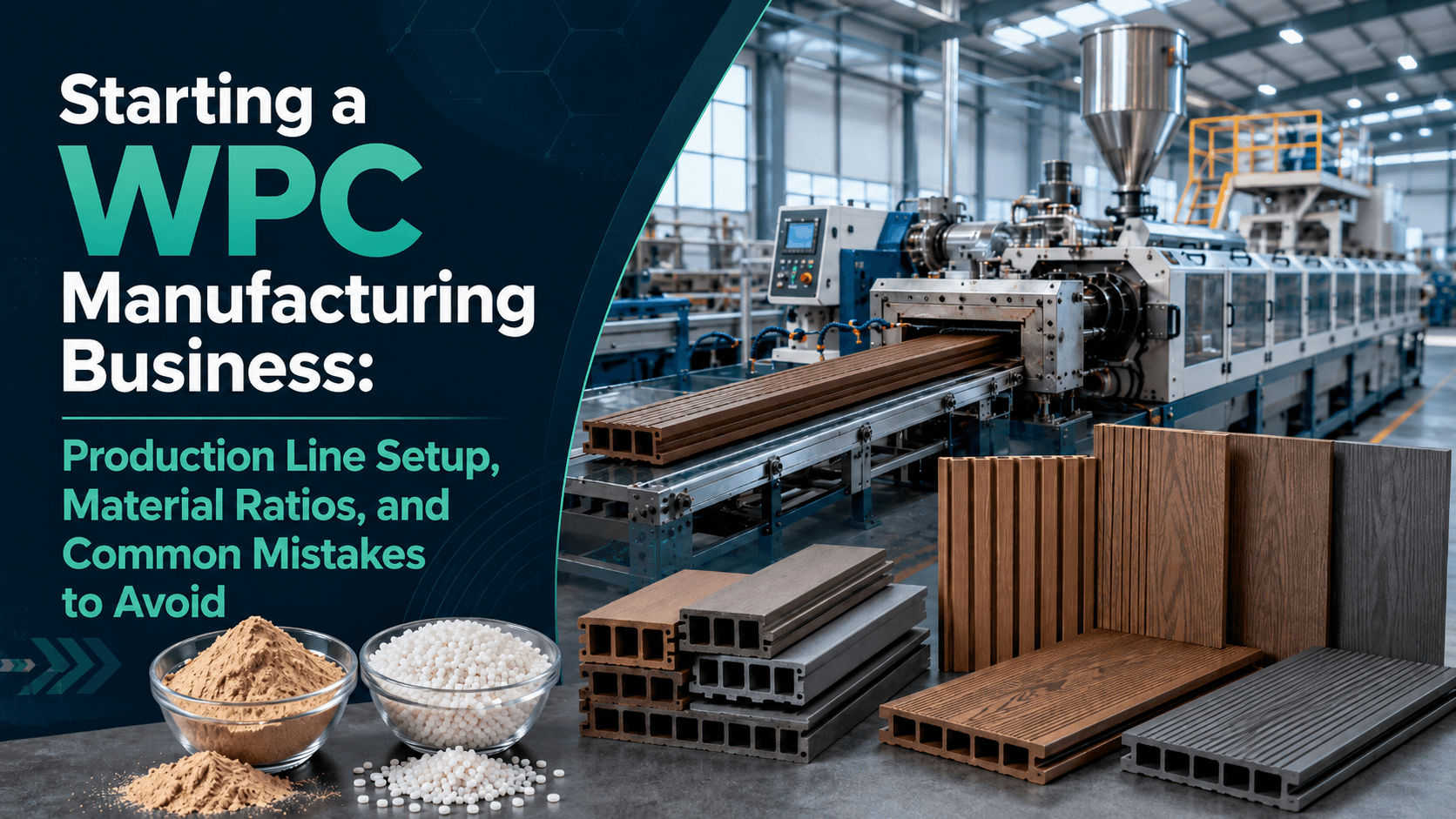 Starting a WPC Manufacturing Business: Production Line Setup, Materials & Common Mistakes to Avoid